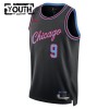 Camiseta Niños NBA Chicago Bulls Nikola Vucevic 2025-26 Nike City Edition Negro Swingman